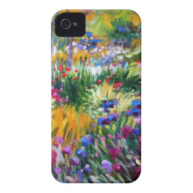 Claude Monet: Iris Garden by Giverny iPhone 4 Cover
