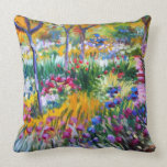 Claude Monet: Iris Garden by Giverny Pillow