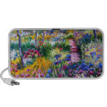 Claude Monet: Iris Garden by Giverny Portable Speaker
