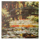 Monet Japanese Bridge With Water Lilies Tile Zazzle