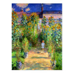 Claude Monet: Monet's Garden at Vétheuil postcards
