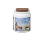 Claude Monet: Pleasure Boats at Argenteuil Candy Dish