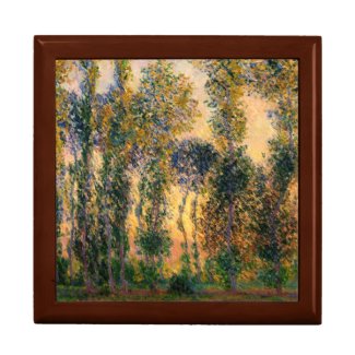 Claude Monet: Poplars at Giverny in Sunrise