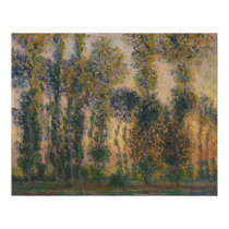 Claude Monet - Poplars at Giverny, Sunrise posters