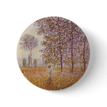 Claude Monet - Poplars in the Sun buttons