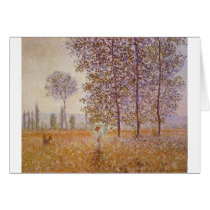 Claude Monet - Poplars in the Sun cards