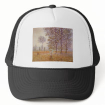 Claude Monet - Poplars in the Sun hats