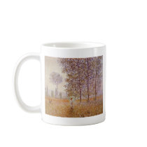Claude Monet - Poplars in the Sun mugs