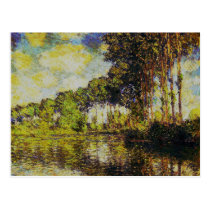 Claude Monet - Poplars on the Epte postcards