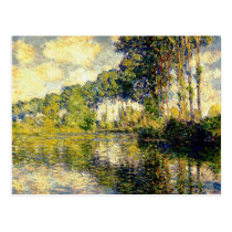 Claude Monet - Poplars on the Epte postcards