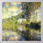 Claude Monet - Poplars on the Epte Poster
