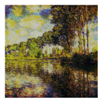 Claude Monet - Poplars on the Epte posters