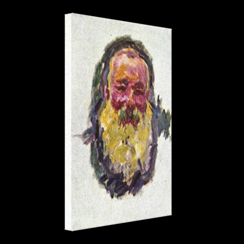 Claude Monet - Selbstportrat Gallery Wrapped Canvas