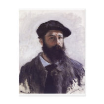 Claude Monet - Self-portrait in Beret 1886 Post Card