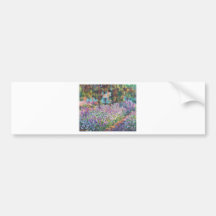 Claude Monet - The Artist's Garden at Givern Bumper Sticker