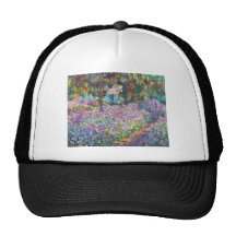 Claude Monet - The Artist's Garden at Givern Trucker Hat