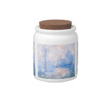 Claude Monet: The Entrance to Giverny under Snow Candy Jar