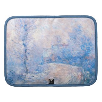Claude Monet: The Entrance to Giverny under Snow