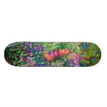 Claude Monet: The Iris Garden at Giverny Skate Deck