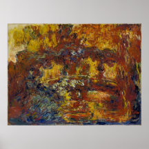 Claude Monet - The Japanese Footbridge Poster