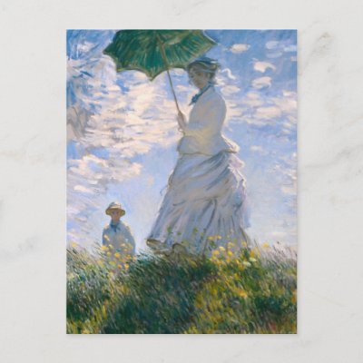 Claude Monet - The Promenade Postcard