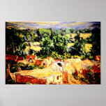 Claude Monet - Vue du village de Giverny Posters