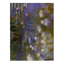 Claude Monet Water-Lilies 1914-1917 Technique Oil  Postcards