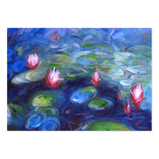 Claude Monet: Water Lilies 2 Business Card (front side)