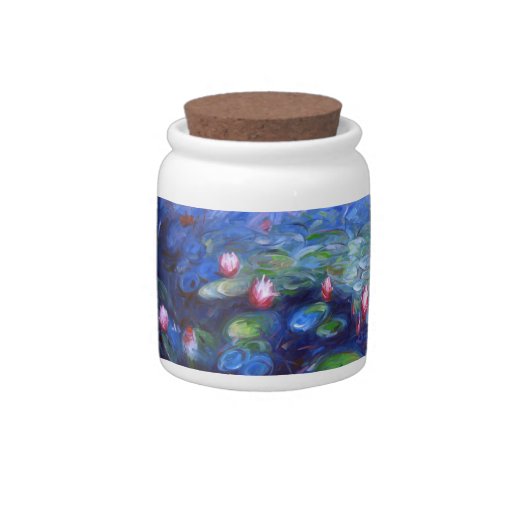 Claude Monet: Water Lilies 2 Candy Jars