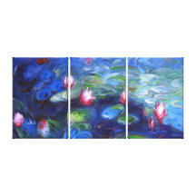 Claude Monet: Water Lilies 2 Gallery Wrap Canvas