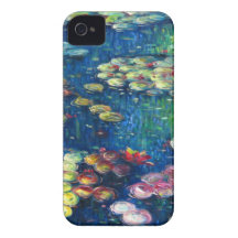 Claude Monet: Water Lilies 3 Case-Mate iPhone 4 Cases