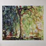 Claude Monet - Weeping Willow Print