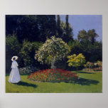 Claude Monet Woman in a Garden posters