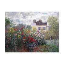 Claude Monet's Garden Postcard