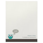 Claude the Little Owl Personalizable Letterhead