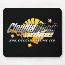 Claudia Black Online black mousepad