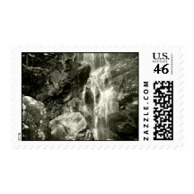 Claunch 72 Monochrome Collection - Waterfall Postage Stamps