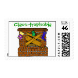 Claus-trophobia Postage Stamp