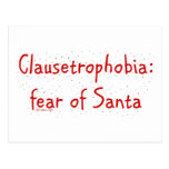 Clausetrophobia Postcard