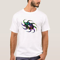 Claw wheel Colorful t-shirts by zippyzippy Claw wheel Colorful t-shirts