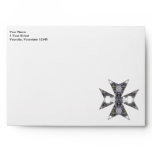 Claws and Fangs Cross Kaleidoscope Mandala Envelopes Claws and Fangs Cross Kaleidoscope Mandala Envelopes