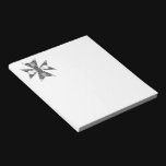 Claws and Fangs Cross Kaleidoscope Mandala Memo Pad