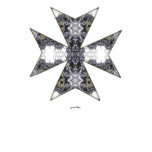 Claws and Fangs Cross Kaleidoscope Mandala T Shirts Claws and Fangs Cross Kaleidoscope Mandala T Shirts