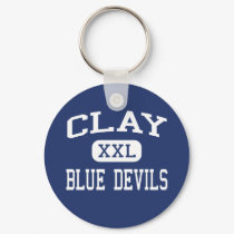 Clay - Blue Devils - High - Green Cove Springs keychains