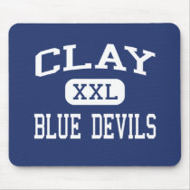 Clay - Blue Devils - High - Green Cove Springs mousepads