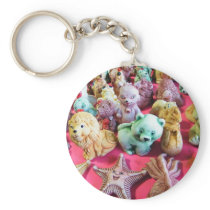 Clay Figurines keychains