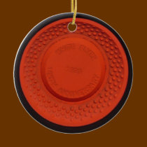 CLAY PIGEON ORNAMENT ornaments