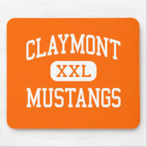 Claymont - Mustangs - High - Uhrichsville Ohio mousepads by customteamsportswear Claymont - Mustangs - High - Uhrichsville Ohio mousepads