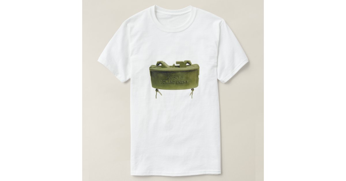 claymore mine t shirt zazzle claymore mine t shirt zazzle