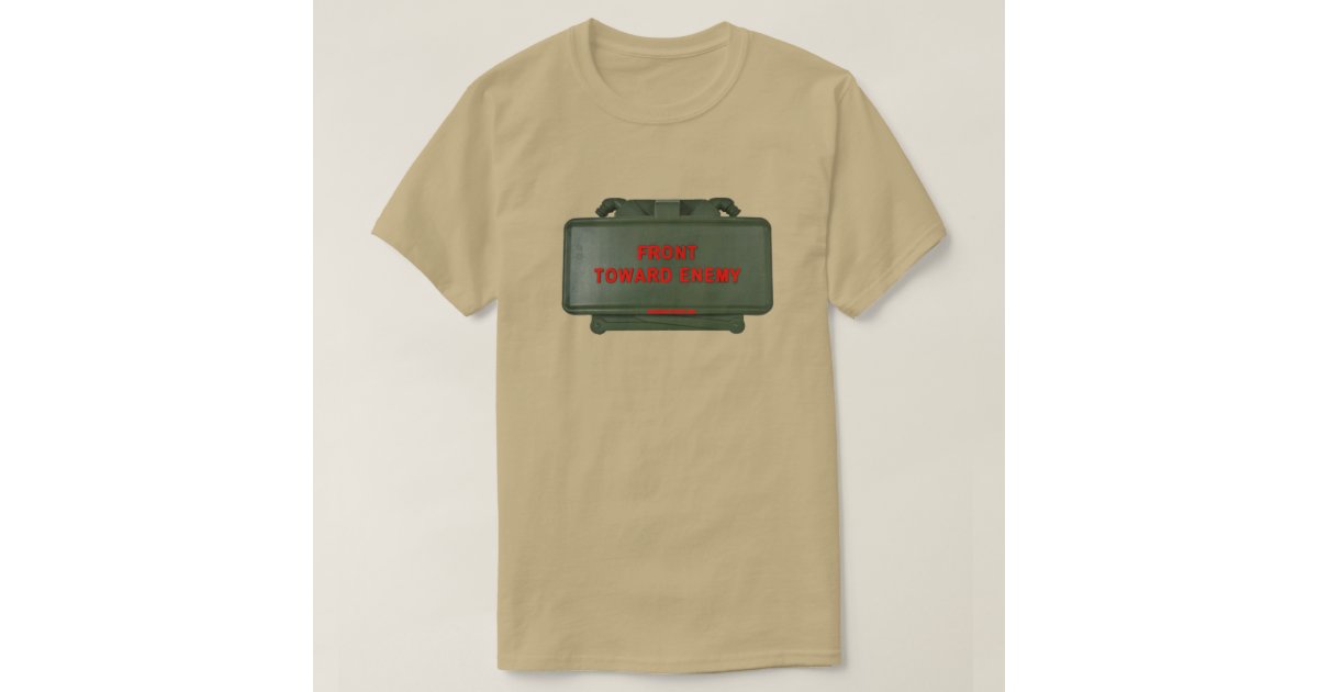claymore mine t shirt zazzle claymore mine t shirt zazzle